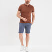 Short chino slim Creeks bleu gris homme
