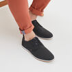 Derbies texturées à lacets noir homme