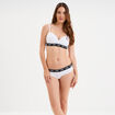 Soutien-gorge embo&icirc;tant padd&eacute; &eacute;lastiqu&eacute; blanc femme