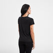 T-shirt ajusté à strass Mosquitos noir femme