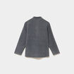 Gilet polaire zipp&eacute; manches longues gris argent mixte