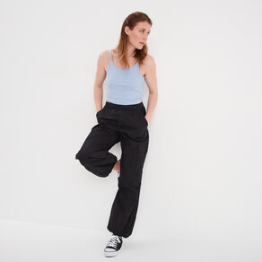 debardeur cropped cotele bleu clair femme Débardeur cropped côtelé bleu clair femme
