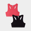 Lot 2 brassières dos nageur rose fushia fille