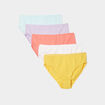 Lot 5 culottes coton vert fille