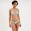 Culotte microfibre sans coutures vert clair femme