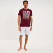 Ensemble pyjama short t-shirt Volkswagen bordeaux homme