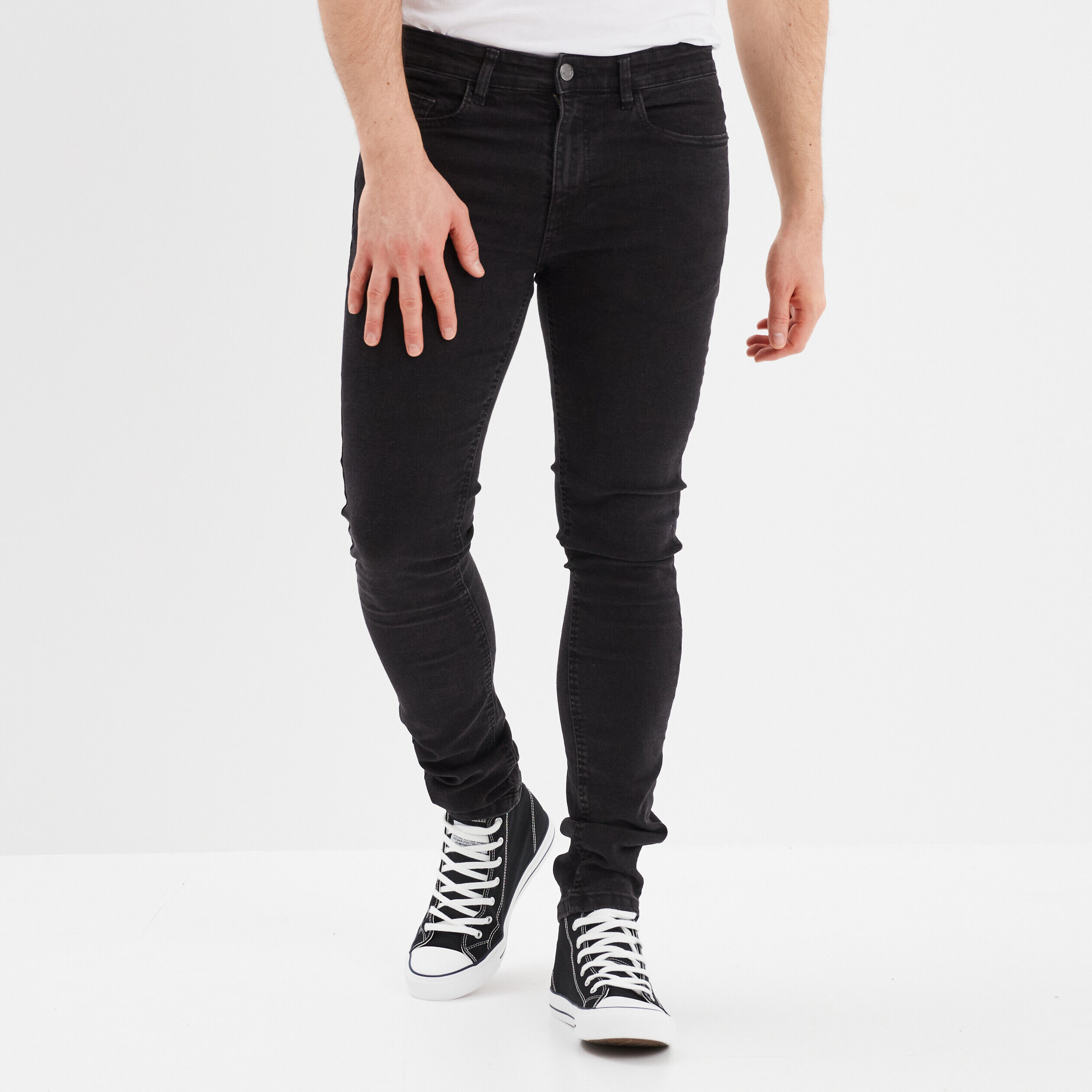 Jean homme skinny noir cheap
