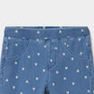 Tregging en jean taille &eacute;lastiqu&eacute;e denim brut b&eacute;b&eacute; fille