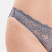 Culotte en dentelle bleu gris femme
