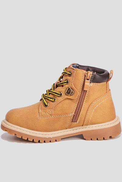 Bottines Creeks camel garçon