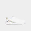 Baskets &agrave; lacets vert clair femme