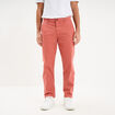 Pantalon chino droit stretch vieux rose homme