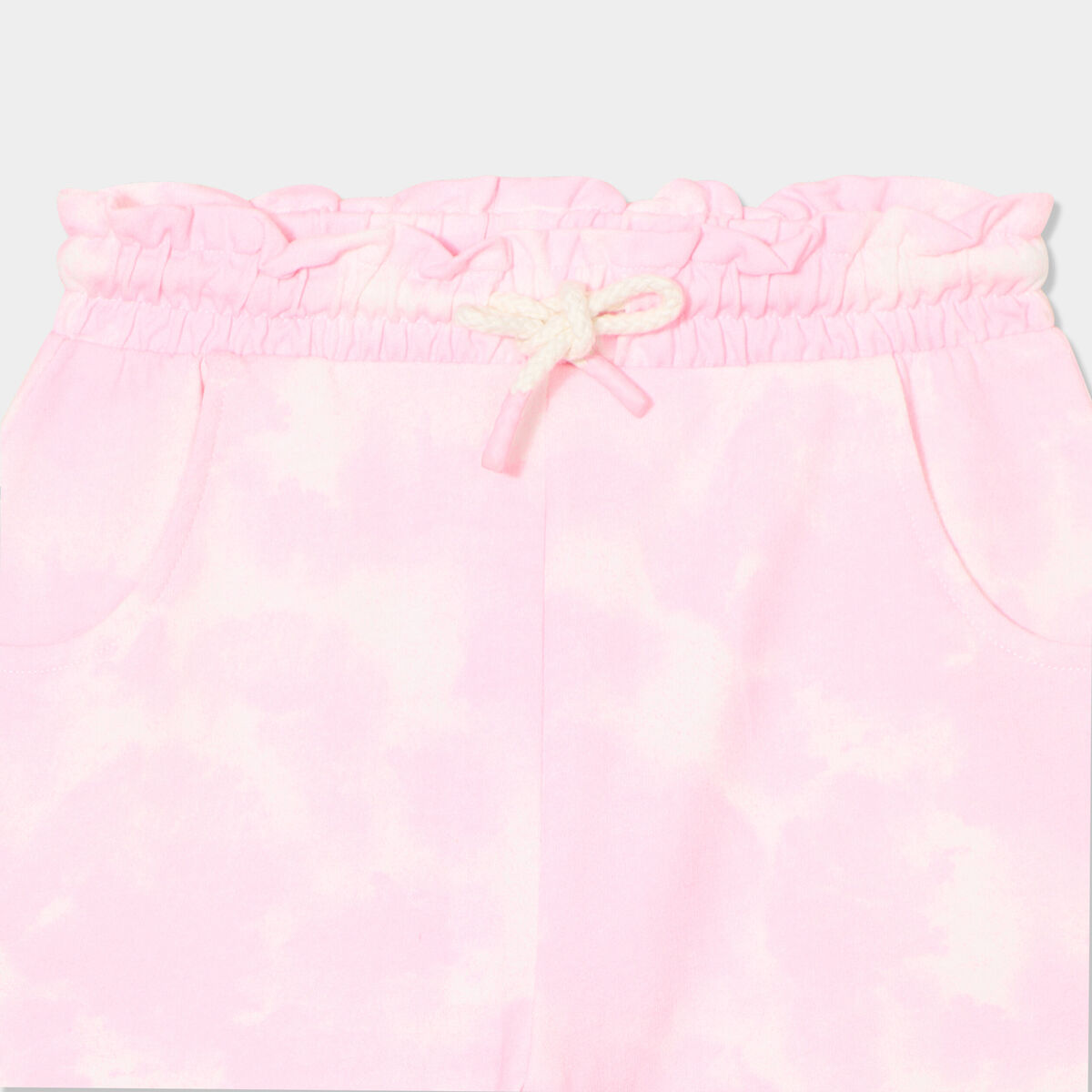 Short jogging slouchy rose fluo fille