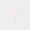 Tanga en dentelle ivoire femme