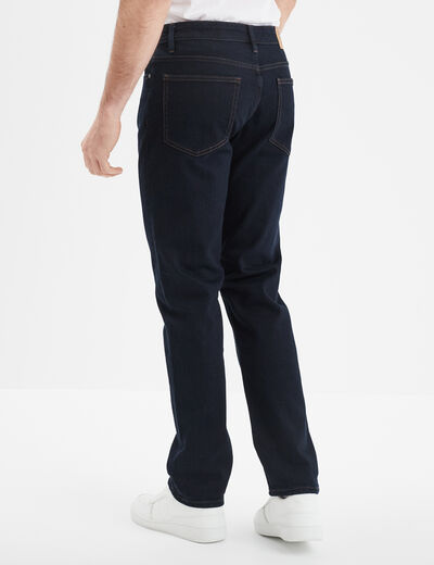 Jeans regular 5 poches denim brut homme