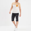 Bermuda short en jean regular denim noir homme