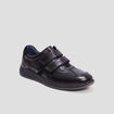 Derbies à scratchs en cuir Walking noir homme