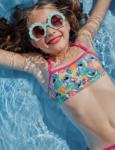 Maillot de bain 2 pièces Stitch multicolore fille