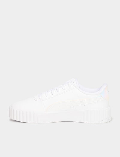 Tennis basses à lacets Puma mauve fille