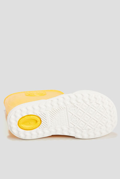 Bottes de pluie jaune fille