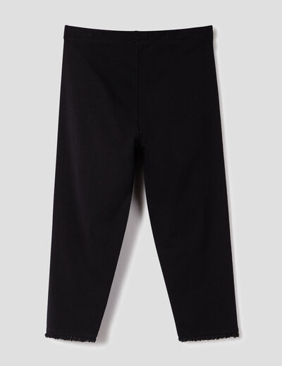 Legging 7/8ème noir fille