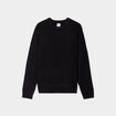 Pull col rond à manches longues noir homme