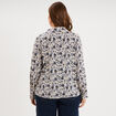 Blouse fluide manches 3/4 ecru femme grande taille