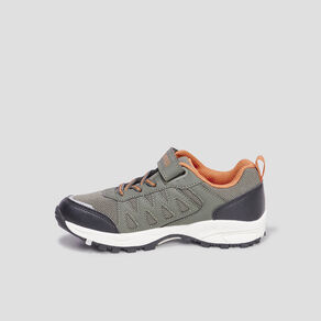 Baskets running scratchs Trappeur Rapen vert kaki garçon