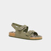 Sandales vert kaki garçon