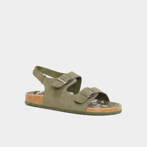 Sandales vert kaki garçon