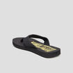 Tongs brides en jean jaune homme
