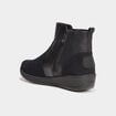 Bottines compensées Isotoner noir femme