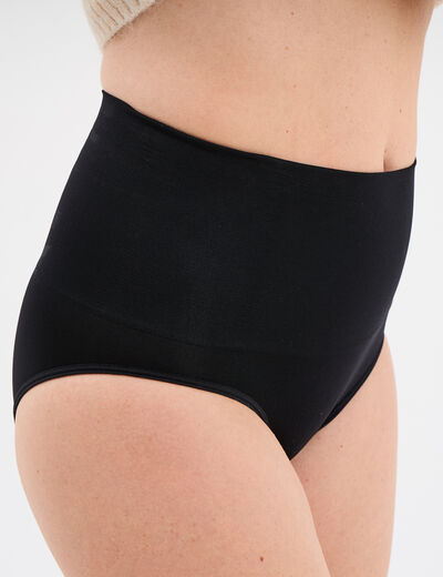 Culotte gainante sans couture noir femme