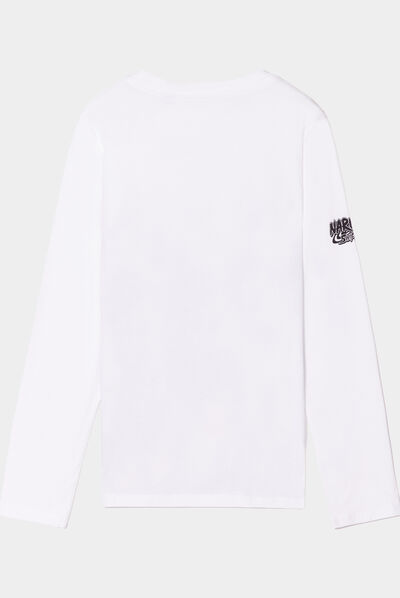 T-shirt manches longues Naruto Itachi blanc garçon