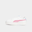 Tennis basses à lacets Puma Carina Deep rose fushia fille