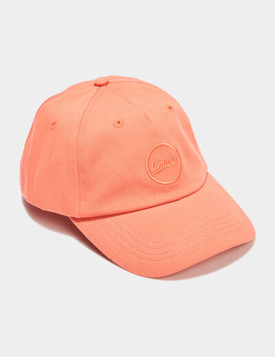 Casquette Creeks orange foncé femme