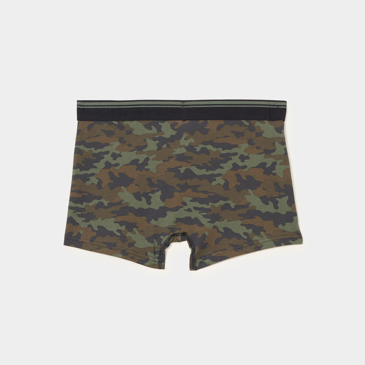 Lot 3 boxers coton vert kaki homme