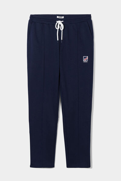 Pantalon de jogging droit Creeks bleu marine homme