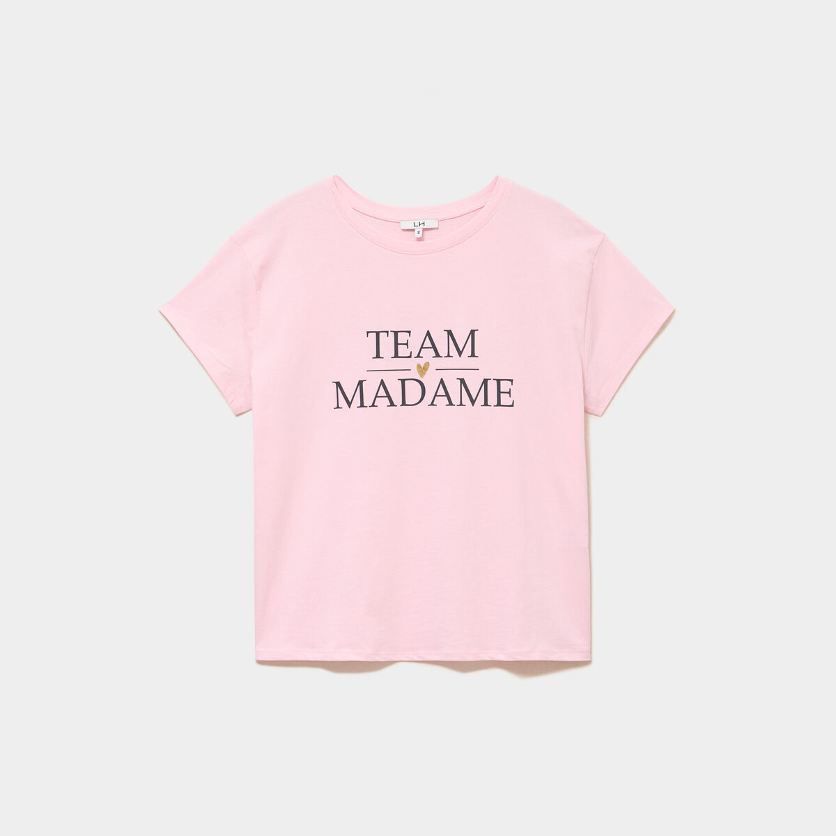T-shirt EVJF oversize coton rose femme
