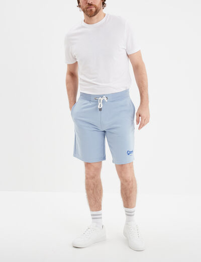 Short de jogging droit à coulisse Creeks bleu ciel homme