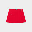 Jupe-short portefeuille Liberto rouge femme