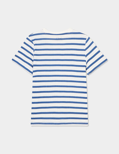 T-shirt manches courtes coton blanc garçon