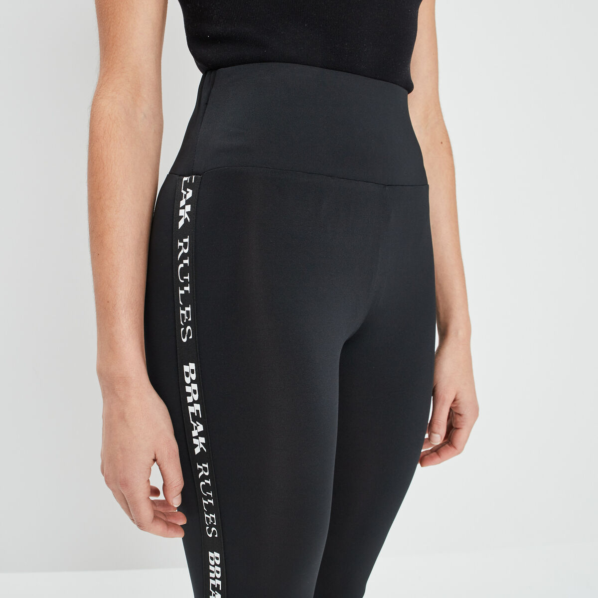 Legging taille extra haute noir femme