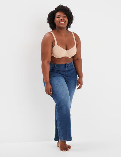 Soutien-gorge corbeille sable femme grande taille