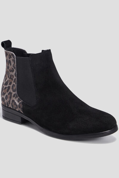 Bottines chelsea noir femme