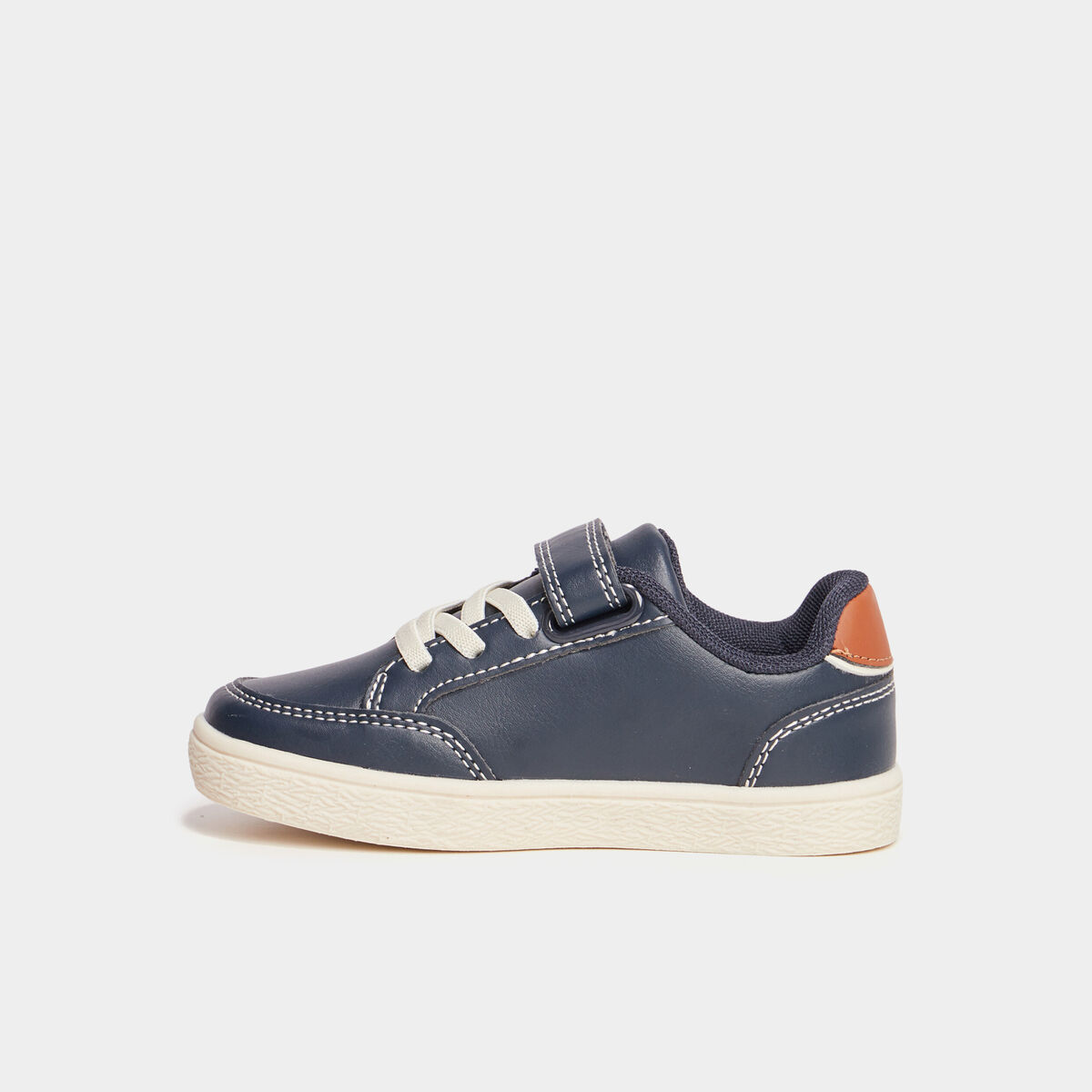 Tennis basses à scratchs Creeks bleu marine garçon