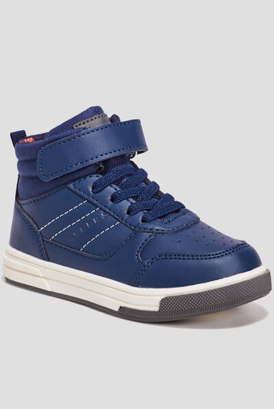 Baskets montantes Creeks bleu marine garçon