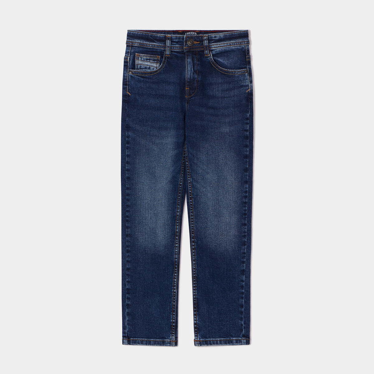 Jeans regular 5 poches Creeks denim stone garçon