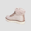 Bottines fourrées à lacets Trappeur taupe femme