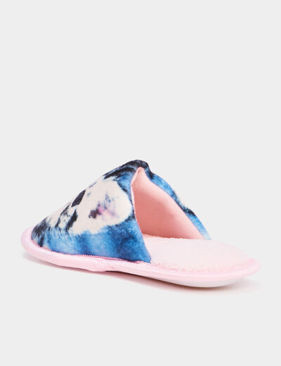 Chaussons mules rose fille